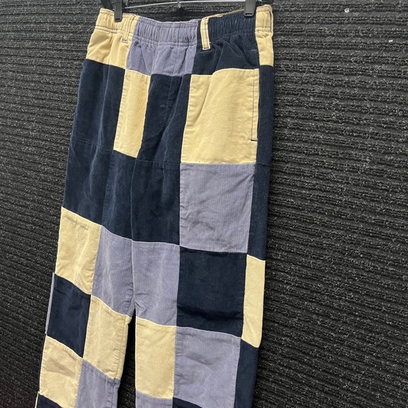 Urban Outfitters Other - Urban Outfitters Patchwork Corduroy Pants Navy Blue Tan Colorblock Mens Small